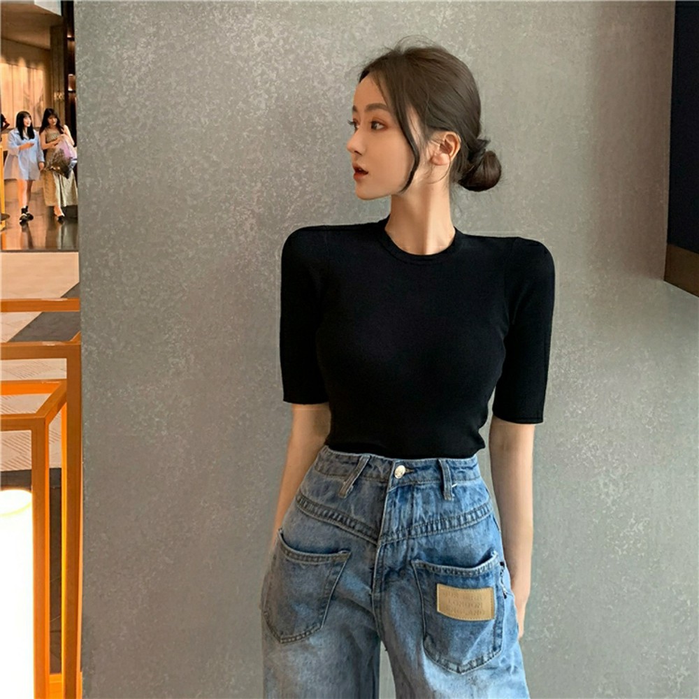 [Áo thun nữ] Áo thun nữ, Áo phông nữ cộc tay hở lưng sexy nữ tính ulzzang CHILLSTYLE A04