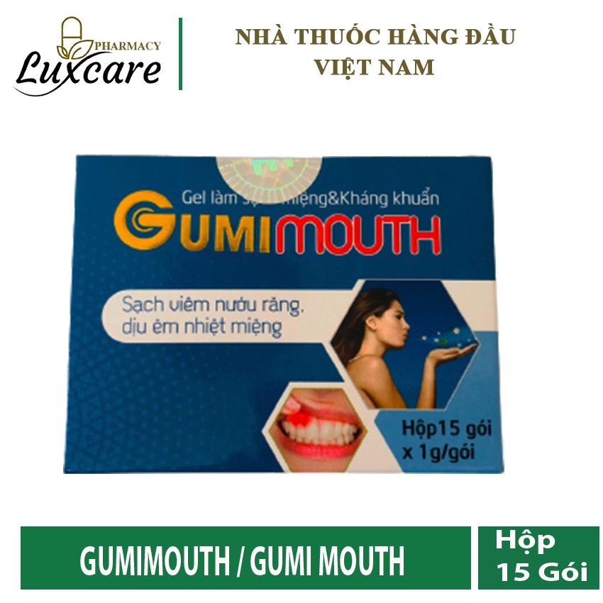 Gel Gumimouth - Sạch Viêm Nướu Răng &amp; Dịu Êm Nhiệt Miệng - Luxcare