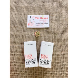 [ FREE SHIP] Thanh lăn mụn đầu đen red peel clear sitck
