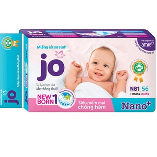 Bỉm dán jo nb1, nb2, s44, m40, l36