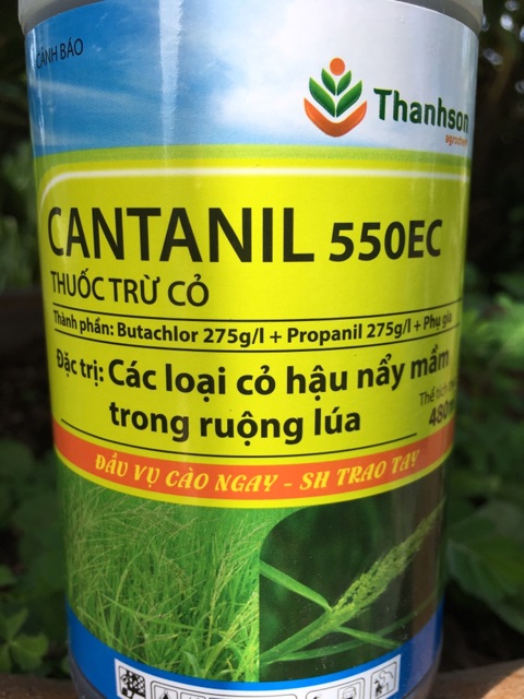 Thuốc trừ cỏ hậu nảy mầm CANTANIL 550EC 480ml