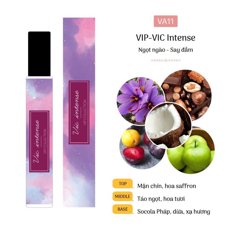 VIP-VIC Intense - Tinh Dầu Nước Hoa Pháp Cao Cấp