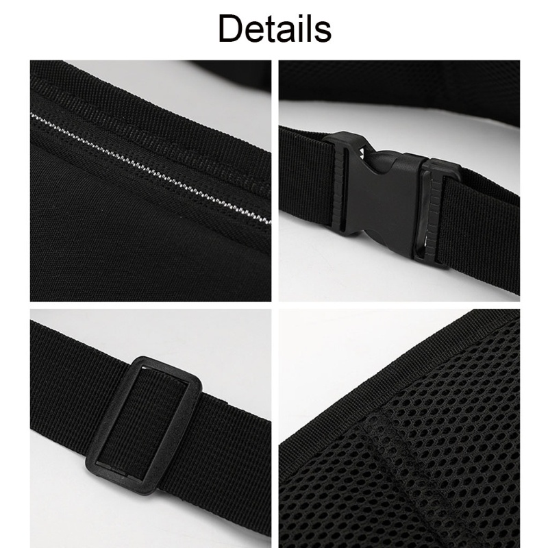 ✿ Túi chạy có thể điều chỉnh runners belt workout túi thắt lưng giá đỡ điện thoại đàn hồi