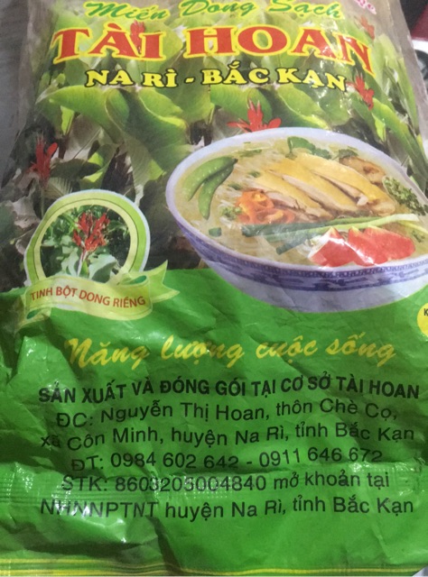 Miến dong đặc sản Bắc Kanj bịch 500g