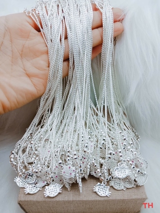 DÂY CHUYỀN BẠC TRẺ EM MÈO KITTY BẠC ITALY CAO CẤP 925 KHÔNG PHAI MÀU