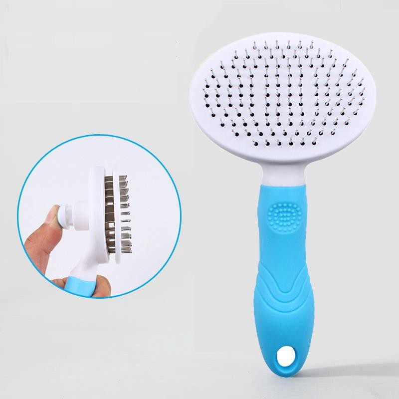 Bàn Chải Lông Chó Mèo, Giúp Loại Bỏ Tối Đa Lông Rụng Trên Người Thú Cưng