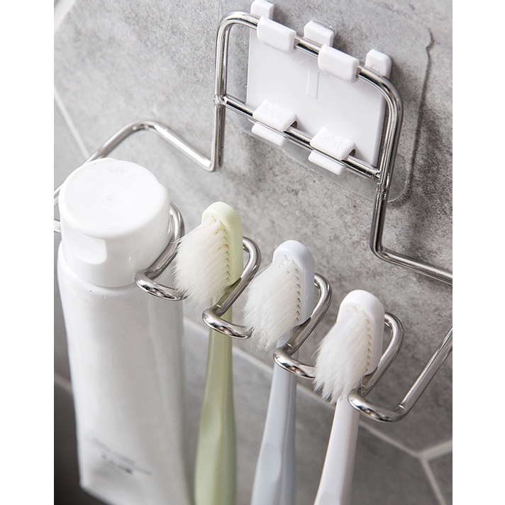 Giá Đỡ Bàn Chải Đánh Răng Bằng Thép Không Gỉ