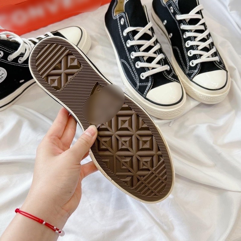 Giày thể thao nam nữ CT CV 1970s đen all star cao cấp, giày CVS đen trắng 1970 cao thấp FULL HỘP