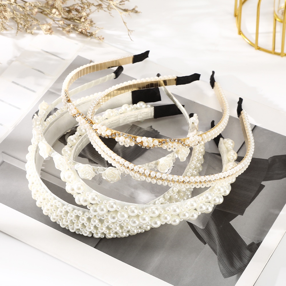 Cài tóc Haimeikang đính ngọc trai thời trang cho cô dâu