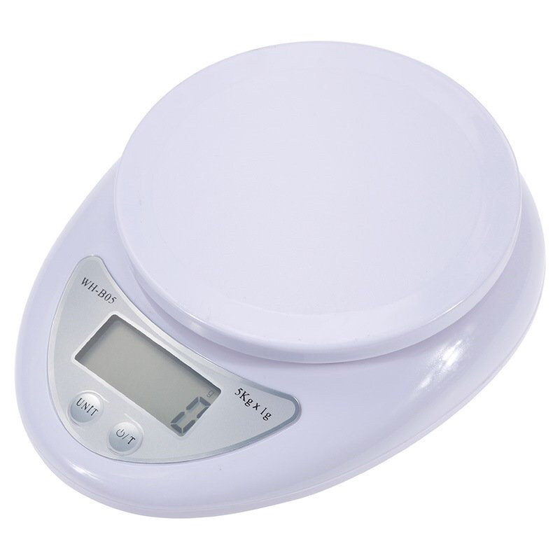 Cân tiểu ly,cân điện tử nhà bếp cân thực phẩm gia vị ăn dặm cho bé 5kg/1g - Haobaby2018