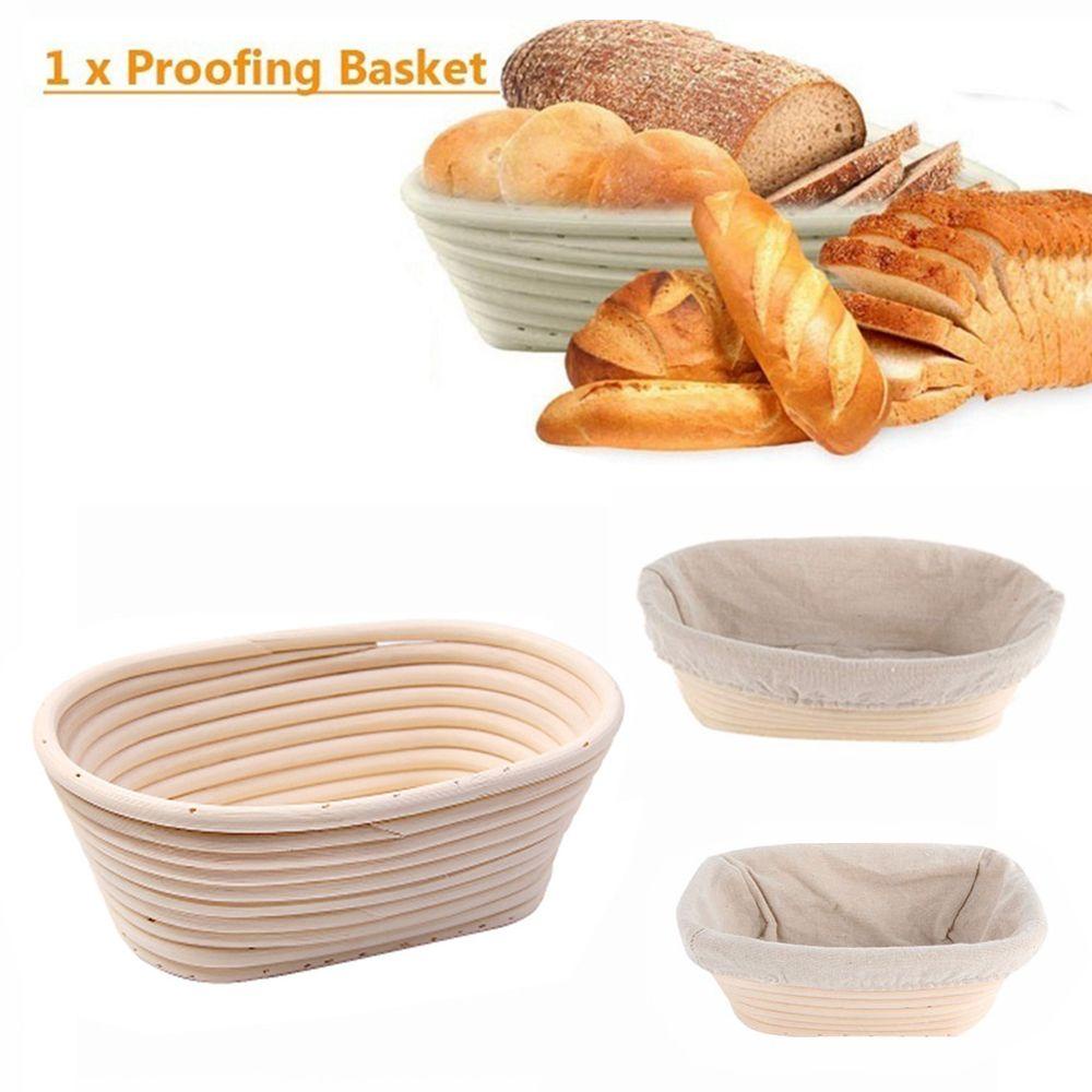 Rổ Mây Hình Oval Dùng Ủ Lên Men Bánh Mì Tiện Dụng