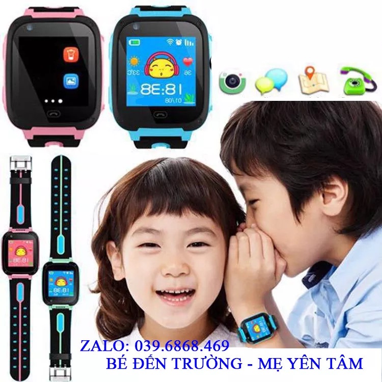ĐỒNG HỒ THÔNG MINH Q20 GẮN SIM NGHE GỌI 2 CHIỀU CÓ ĐÈN PIN VÀ CAMERA CHO BÉ