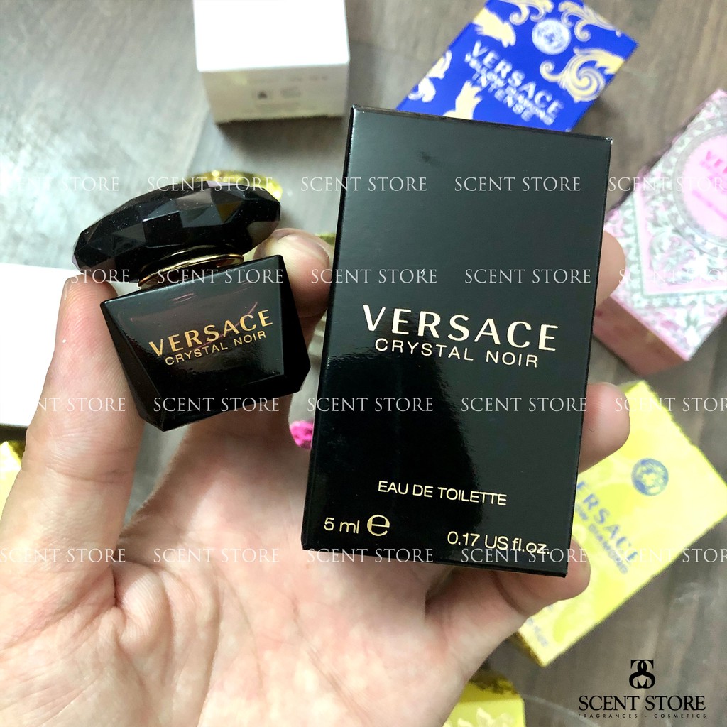Scentstorevn - Mini chính hãng nước hoa Versace Bright Crystal, Crystal Absolu, Yellow Diamond, Crystal Noir [5ml]
