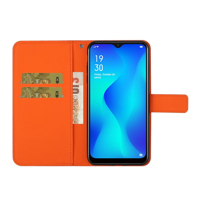 Bao Da Đựng Điện Thoại Kiểu Ví Có Nắp Gập In Hình Hoa Cho Oppo A1K / F1S / A59 / Realme 5 C2 C3 | BigBuy360 - bigbuy360.vn