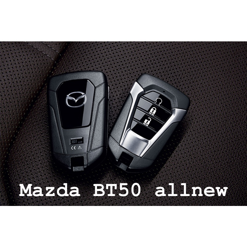 bao da chìa khoá Mazda BT50, BT-50 all new 2021 2022 handmade da thật 008
