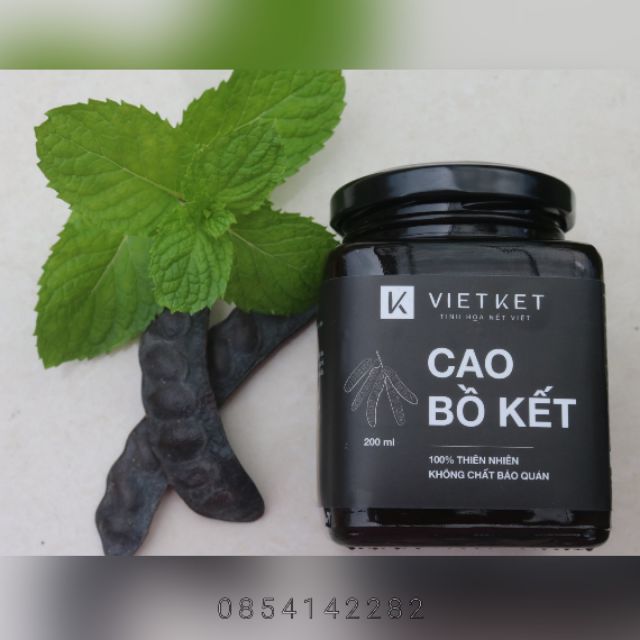 Cao bồ kết Vietket - Sản phẩm Organic nguyên chất 100% không hóa chất