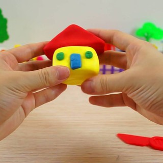 Đất sét nặn cho bé hình xô (12 màu)