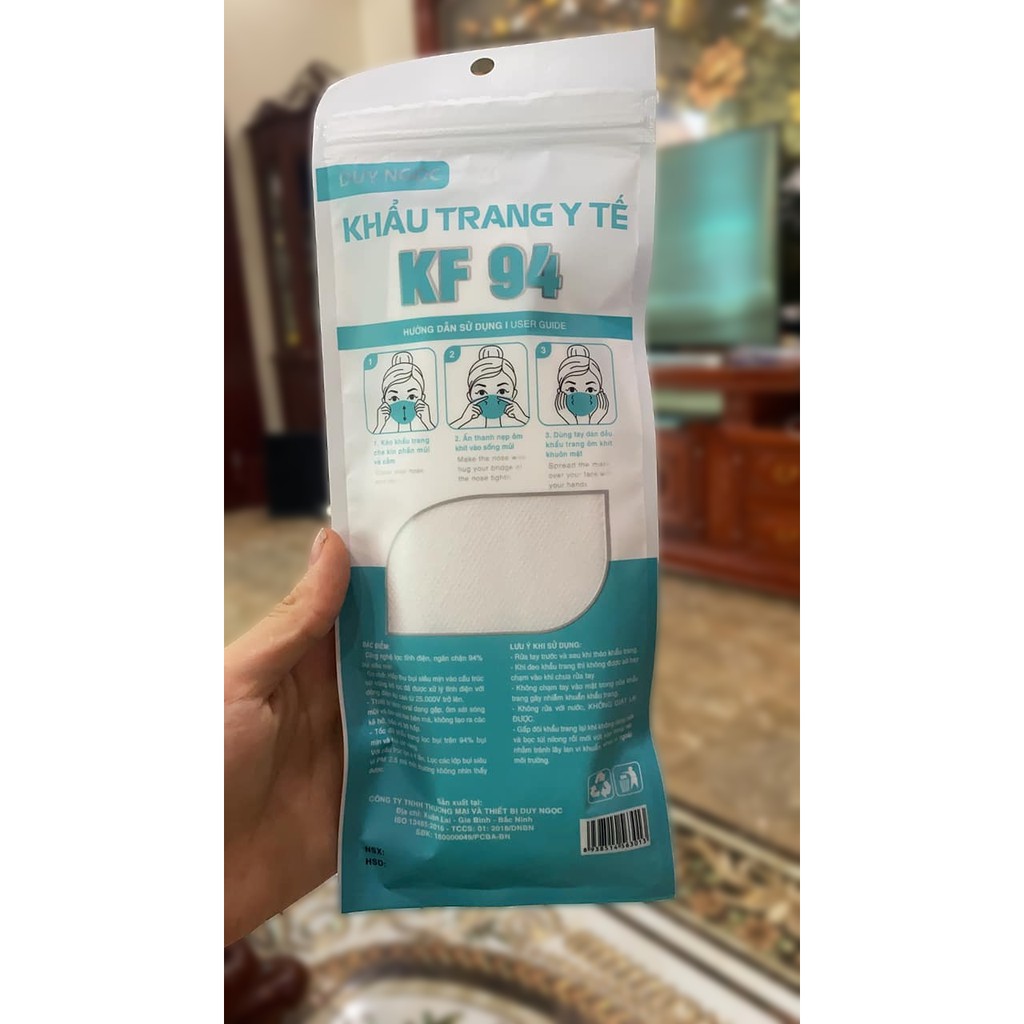 Khẩu trang DN MASK, tiêu chuẩn Hàn quốc KF94, gói 5 chiếc | BigBuy360 - bigbuy360.vn