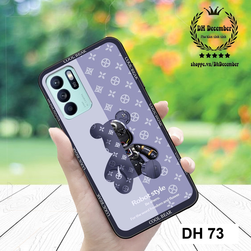 Ốp lưng  RENO 2-2F-2Z/ RENO 3/RENO 4/4 PRO/RENO 5/RENO 6/ 6Z 5G in hình 3D GẤU BEER RICK-GẤU ROBOT BEER-ĐẸP