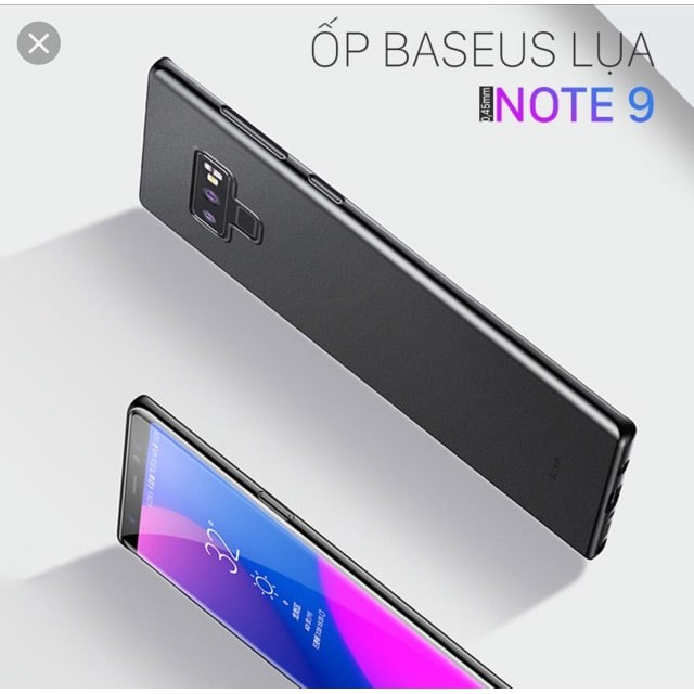 Ốp lưng Galaxy Note 9 hiệu Baseus Lụa nhám siêu mỏng ( chính hãng )