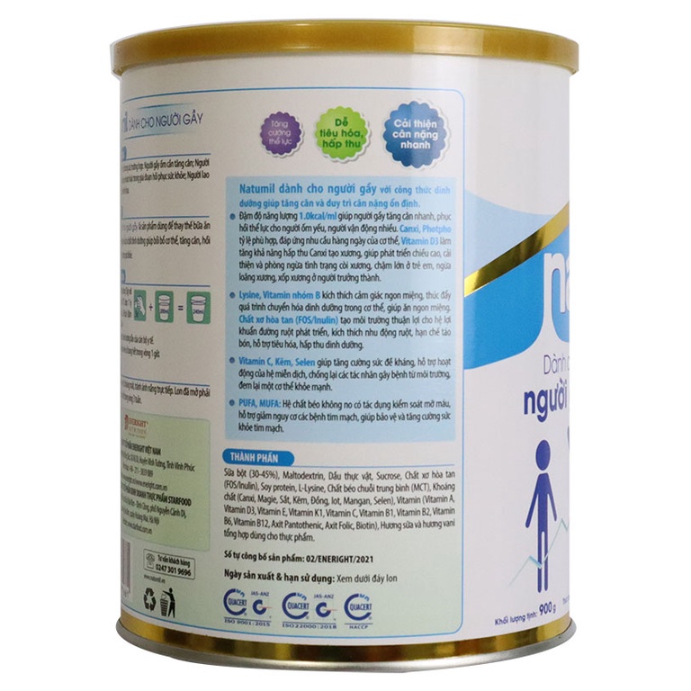 Sữa Natumil Dành cho người Gầy