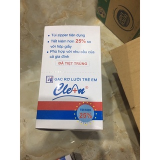 gạc rơ lưỡi clean 20cái/bịch