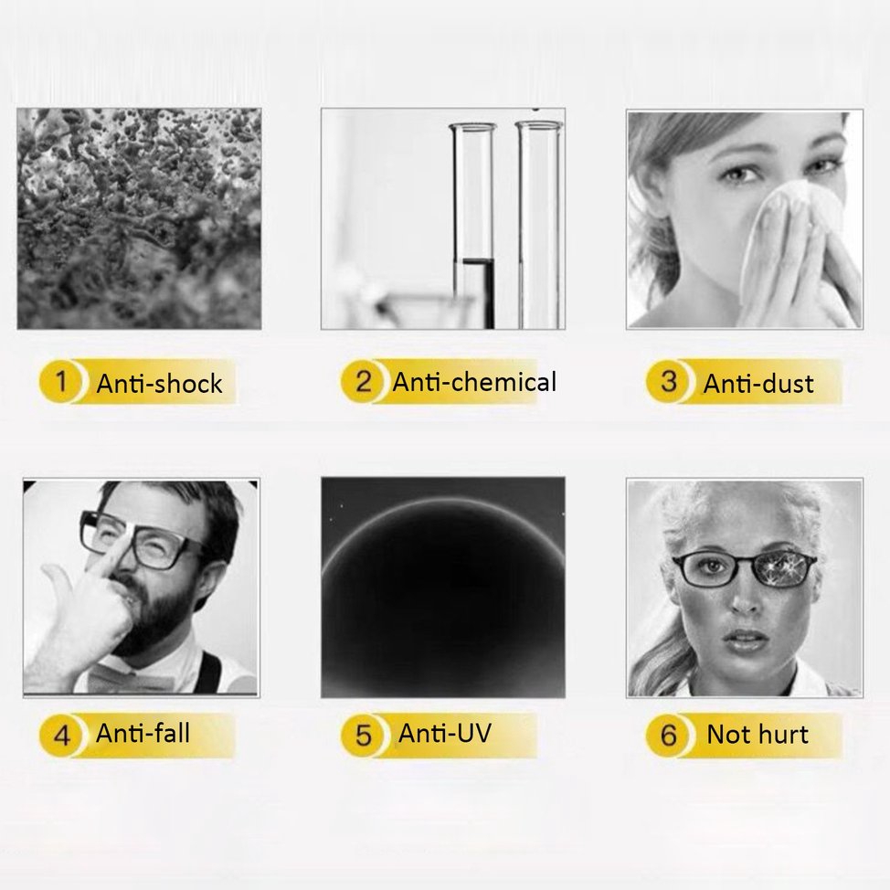 [Hàng mới về] Kính bảo hộ chống sương mù/văng nước thông thoáng thời trang