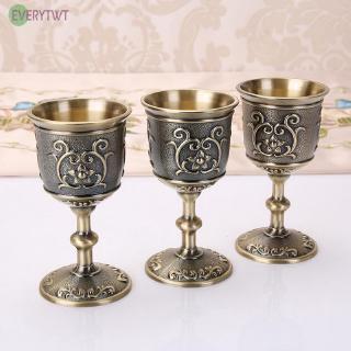 Wine Cup Chalice Goblet Drinkware Beverage Vodka Vivid Bronze Drink Home Decoration Gift Vintage Zinc Alloy Useful