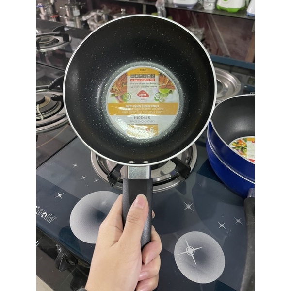 Chảo sâu lòng goldsun 20cm cao cấp đáy từ.