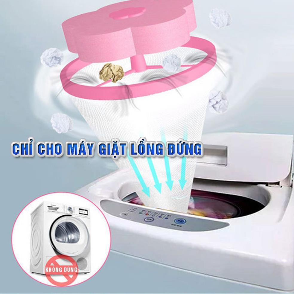 PHAO LỌC RÁC VÀ CẶN MÁY GIẶT HÌNH BÔNG HOA