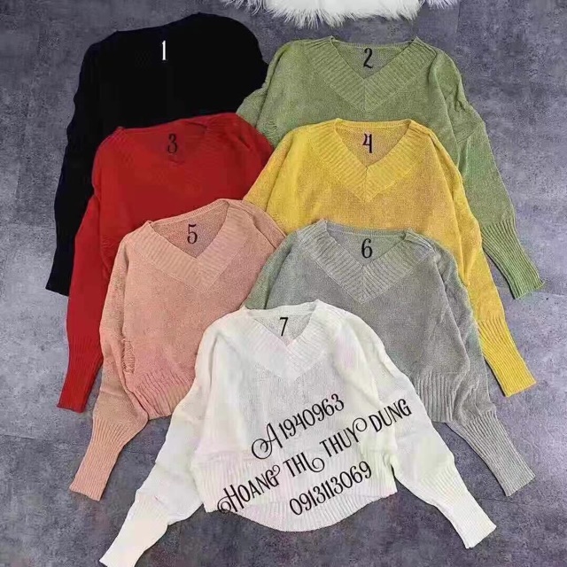 ÁO LEN RÁCH HÀNG NHẬP - Chuyên sỉ