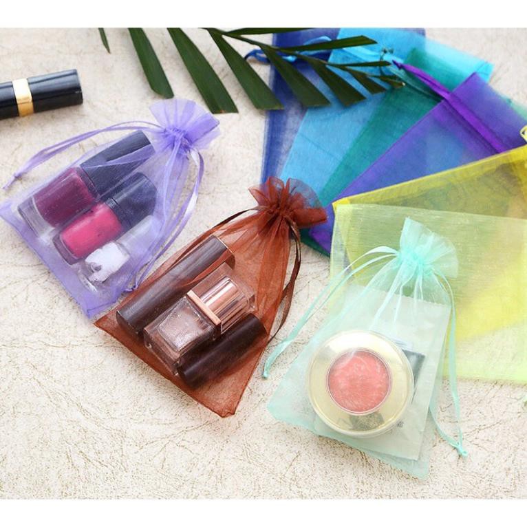 Túi vải voan dây rút (set 100c)  nhiều size & nhiều màu ghi chú màu trong phần đặt hàng | BigBuy360 - bigbuy360.vn