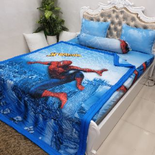 BỘ DRAP THUN LẠNH Ý 5D THÁI LAN CAO CẤP