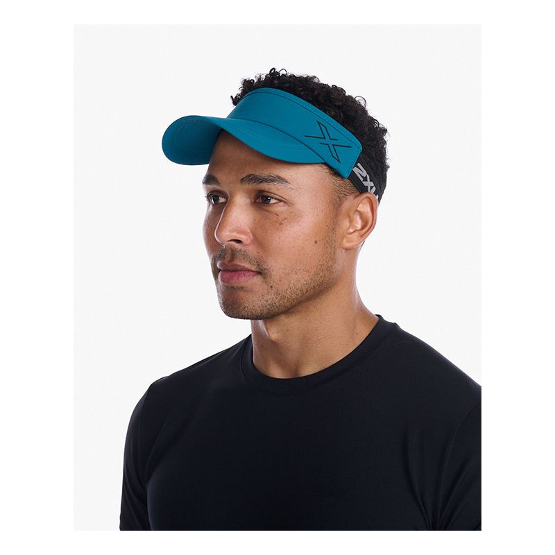 2XU HIỆU SUẤT VISOR UNISEX Mũ Model UQ6165F-OCSBLK