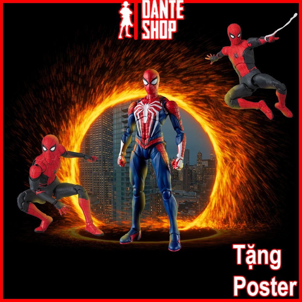 Mô Hình Figma Spider Man - No Way Home Marvel Avengers SHF Đồ Chơi Người Nhện Giá Rẻ SHF
