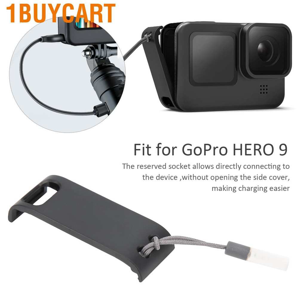 Nắp Đậy Pin Chống Bụi Có Dây Tháo Rời 1buycart Cho Gopro Hero 9