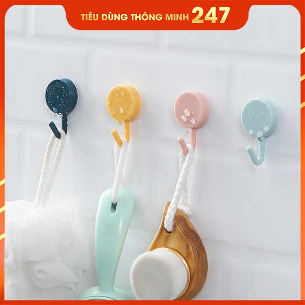 [Lẻ 1 cái] Móc Treo Đồ Dán Tường Đa Năng Không Đục Lỗ Phong Cách Bắc Âu - Đơn Giản Ấn Tượng - Màu Ngẫu Nhiển
