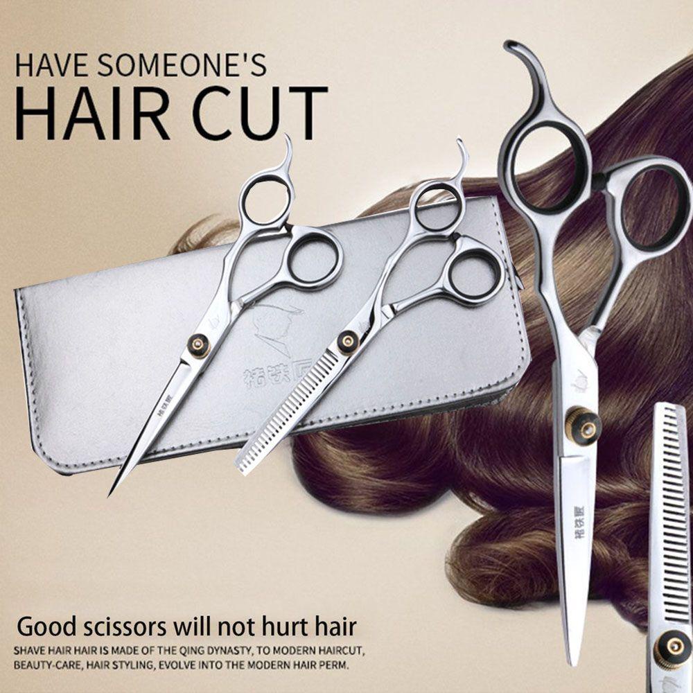 Kéo Cắt Tóc Răng Phẳng Bằng Thép Không Gỉ Chất Lượng Cao