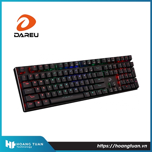 Bàn phím cơ Dareu DK1280 RGB Mechanical Blue D Switch Black