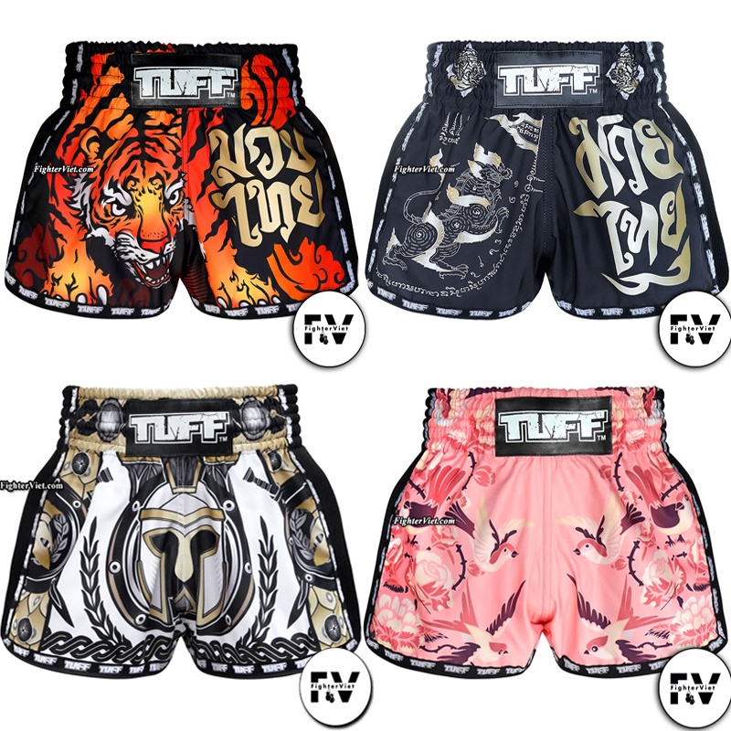 Quần TUFF Muay Thai Boxing Shorts New Retro