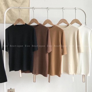 Áo len nữ cộc tay chất mịn