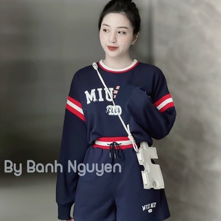 Set miu miu mix quần đùi