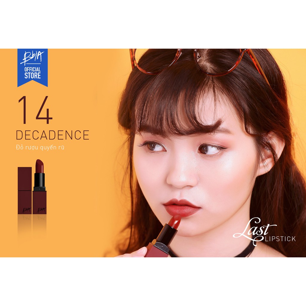 Son lì Bbia Last Lipstick Version 3 (5 màu) 3.5g - Bbia Offical Store | BigBuy360 - bigbuy360.vn