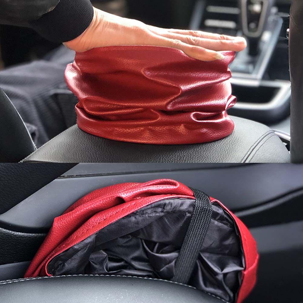 Thùng Đựng Rác Chống Thấm Nước Màu Đen Tiện Dụng Cho Xe Hơi