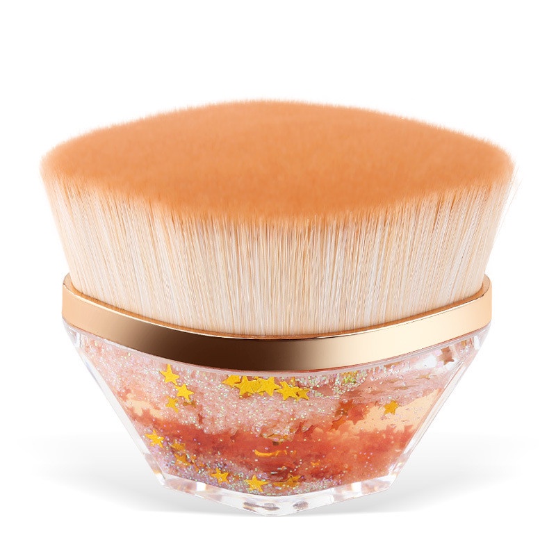 Cọ trang điểm nền GDTIMA đầu dẹp cán ngắn kiểu cánh hoa lớn cao cấp