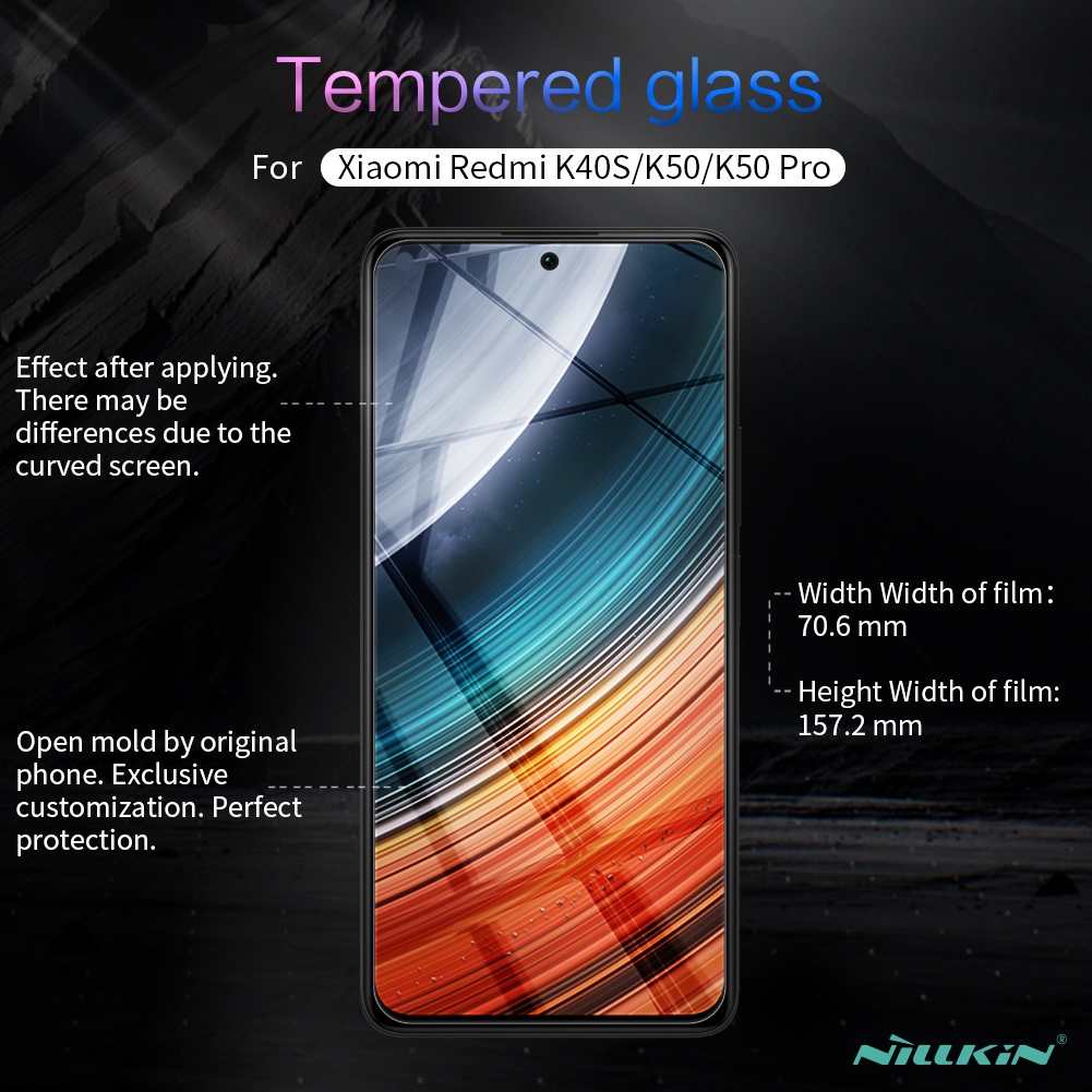 Kính cường lực NILLKIN 9H bảo vệ màn hình dành cho Xiaomi POCO F4