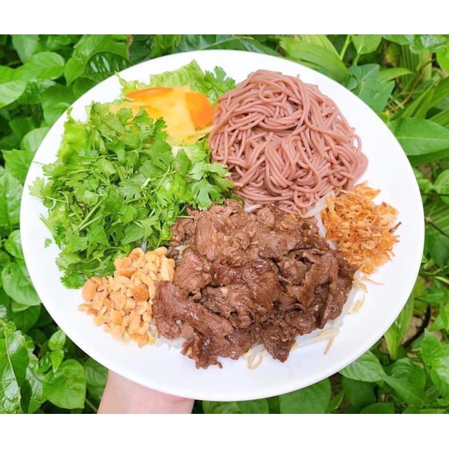 Bún gạo lứt giảm cân eatclean 500gr Hoàng Minh tốt cho sức khỏe có VSATTP