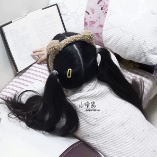 Bờm cài tóc lông xù phong cách hàn quốc