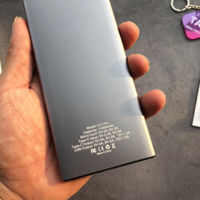 Sạc Dự Phòng Akus A11Pro 11.000mAh - Bảo Hành 12T