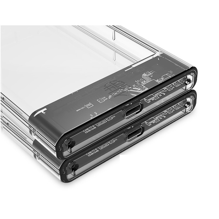 Box ổ cứng 2.5 SSD/HDD SATA 3 Type-C  - KÈM CÁP TYPE-C RA TYPE-C | BigBuy360 - bigbuy360.vn